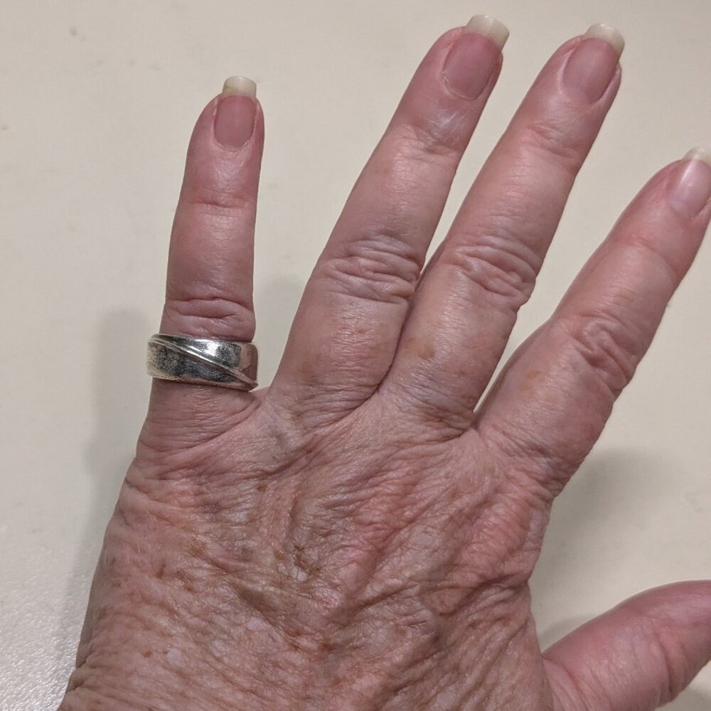 Lapponia Sz 7 "Diplomatic" Sterling Ring c. 2000